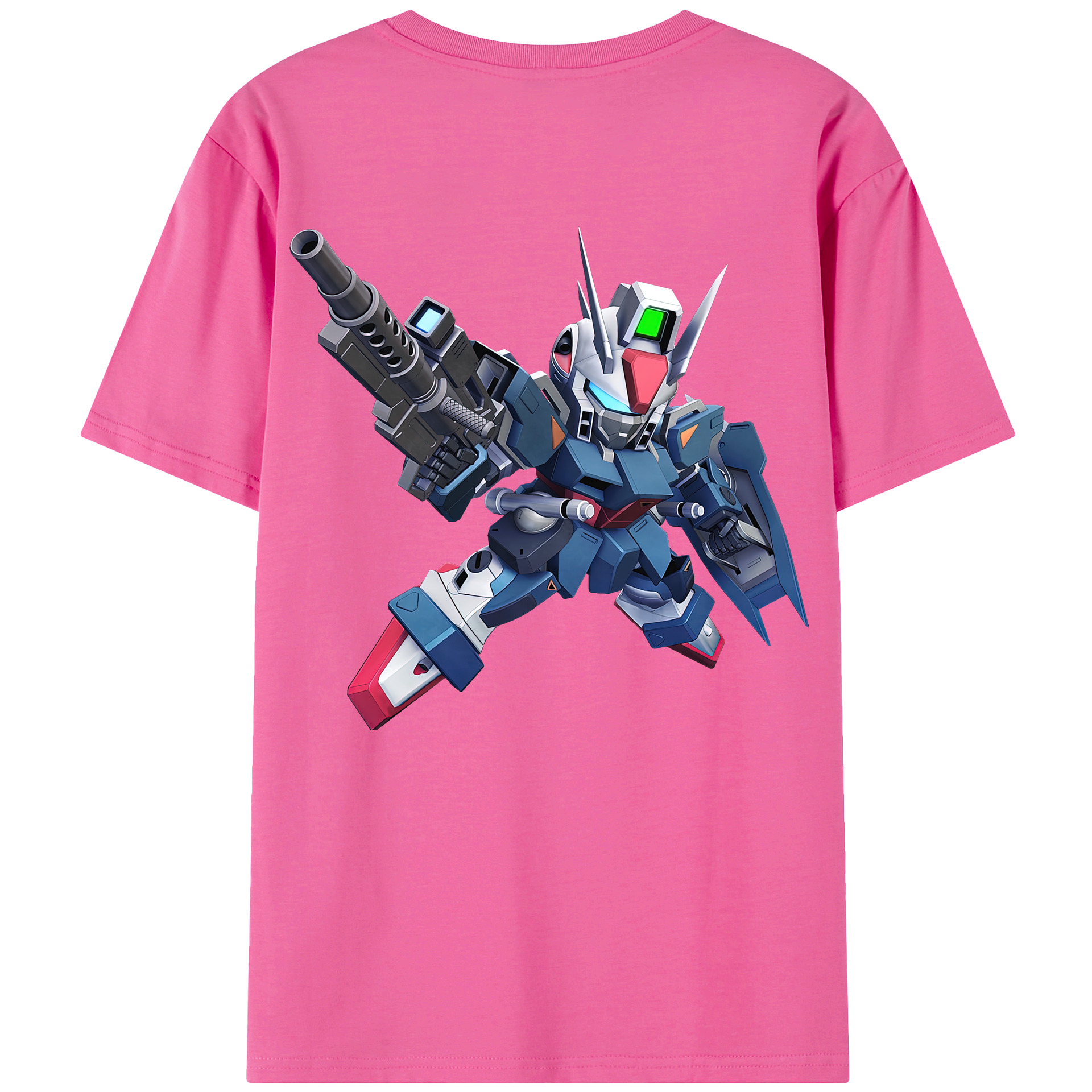 （画像用） 機動戦士ガンダム Mobile Suit Gundam レディース半袖Tシャツ(バックプリント)
